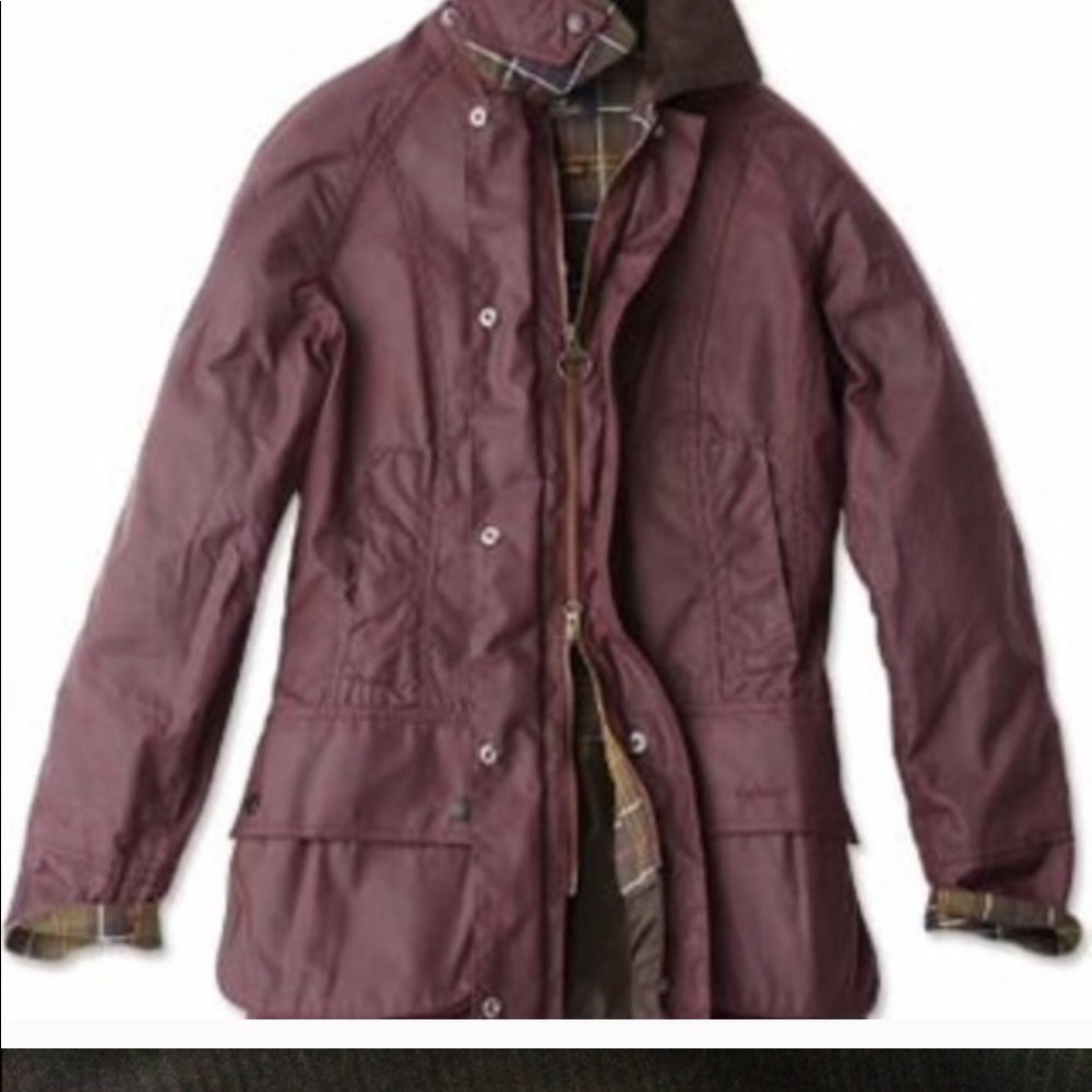 Women’s Barbour Beadnell jacket us8 uk12 rewaxed!